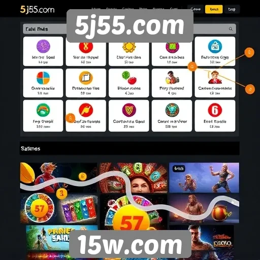 Análise das funcionalidades do site 5j55.com